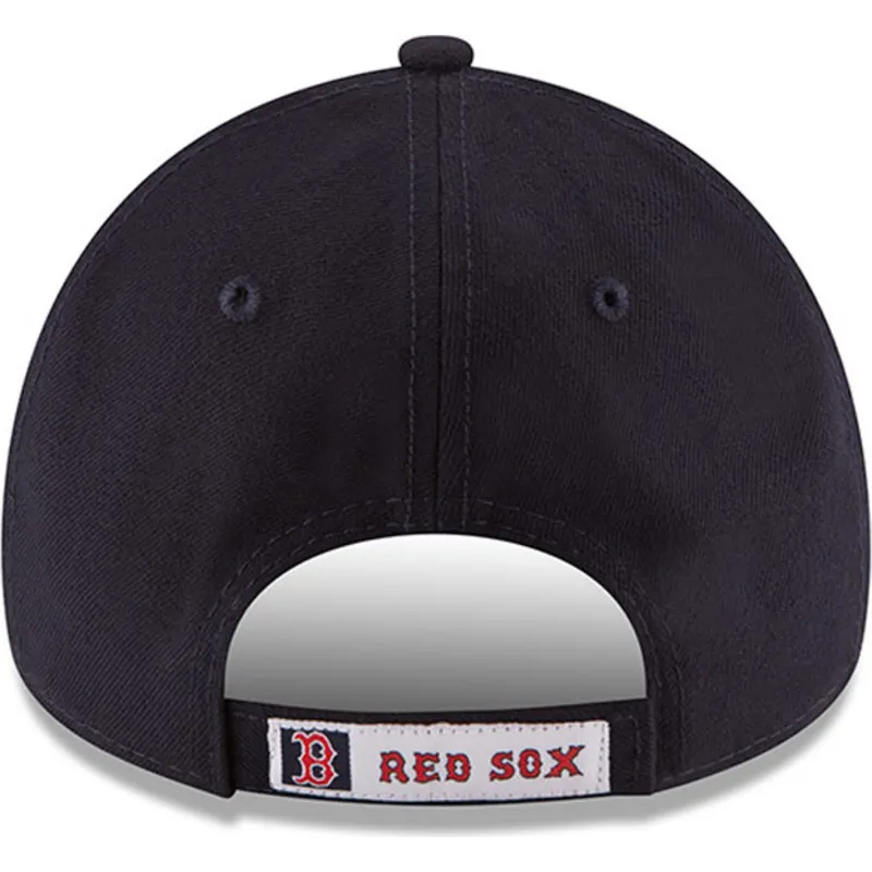 marineblaue-verstellbare-curved-cap-9forty-the-league-der-boston-red-sox-mlb-von-new-era