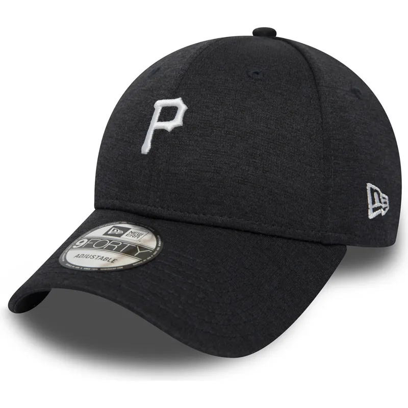 petten-gebogen-zwart-verstelbaar-9forty-shadow-tech-van-pittsburgh-pirates-mlb-van-new-era