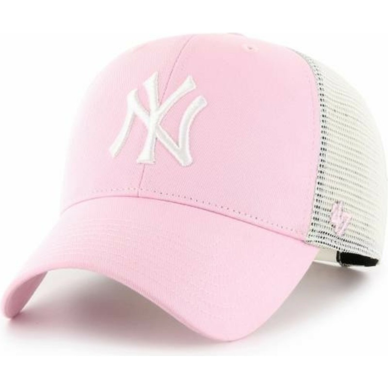 47-brand-mvp-flagship-new-york-yankees-mlb-light-pink-trucker-hat