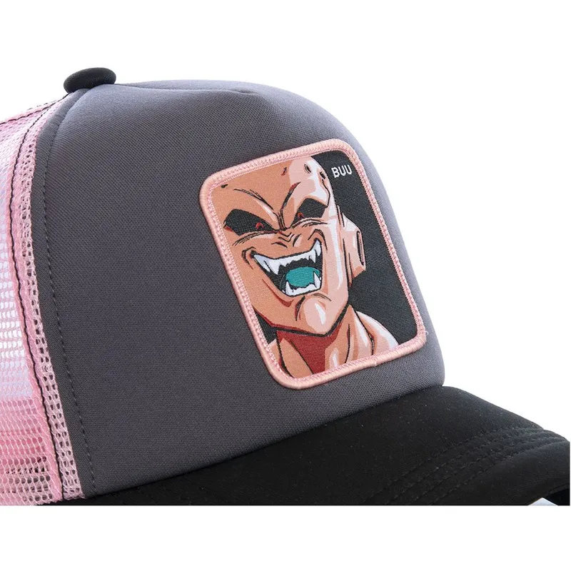 cap-gebogen-gray-snapback-kid-buu-dragon-ball-van-capslab