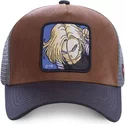 capslab-android-c-18-c18a-dragon-ball-brown-and-grey-trucker-hat