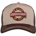 petten-gebogen-bruin-snapback-food-bacon-van-djinns