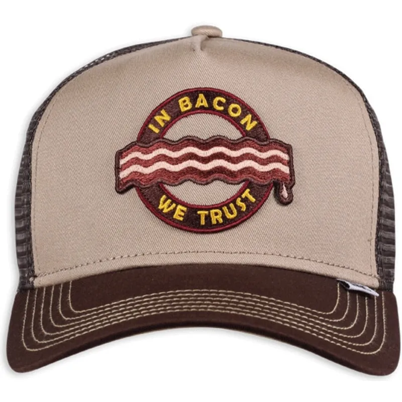petten-gebogen-bruin-snapback-food-bacon-van-djinns