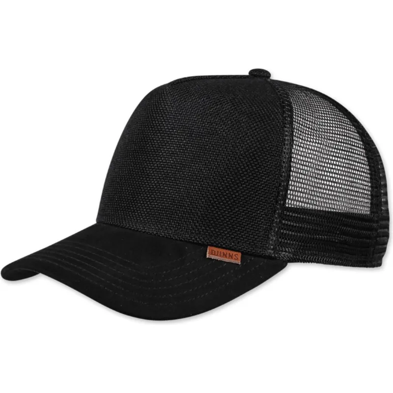 petten-gebogen-zwart-snapback-van-djinns