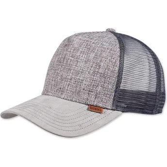 Cappellino trucker grigio Suelin di Djinns