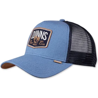 Petten gebogen blauw snapback van Djinns