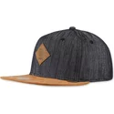 djinns-flat-brim-linen-2015-black-snapback-cap