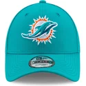 cappellino-visiera-curva-blu-regolabile-9forty-the-league-di-miami-dolphins-nfl-di-new-era