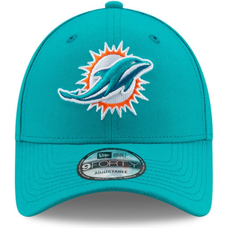 new-era-curved-brim-9forty-the-league-miami-dolphins-nfl-blue-adjustable-cap