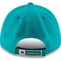 blaue-verstellbare-curved-cap-9forty-the-league-der-miami-dolphins-nfl-von-new-era