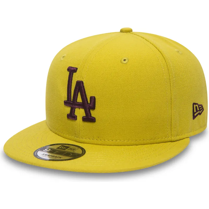 petten-plat-geel-snapback-9fifty-essential-league-van-los-angeles-dodgers-mlb-van-new-era petten-plat-geel-snapback-9fifty-essential-league-van-los-angeles-dodgers-mlb-van-new-era