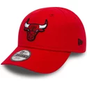 new-era-curved-brim-youth-9forty-essential-chicago-bulls-nba-red-adjustable-cap
