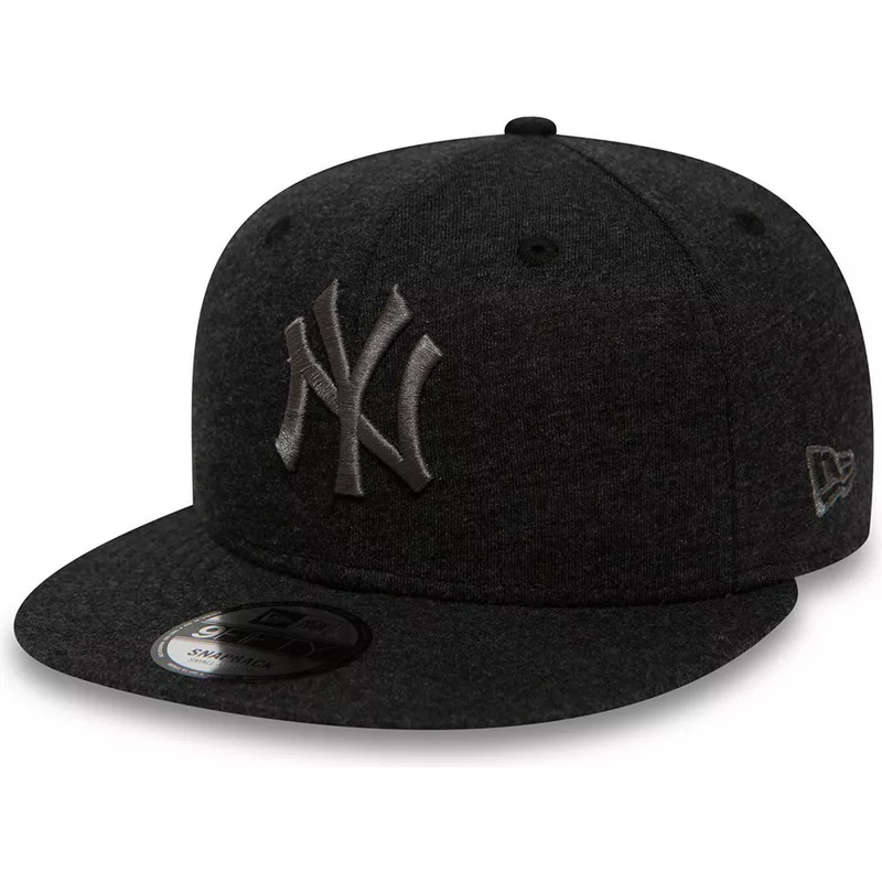 new-era-flat-brim-grey-logo-9fifty-essential-jersey-new-york-yankees-mlb-grey-snapback-cap