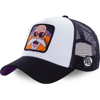 cappellino-trucker-bianco-master-roshi-kam4-dragon-ball-di-capslab