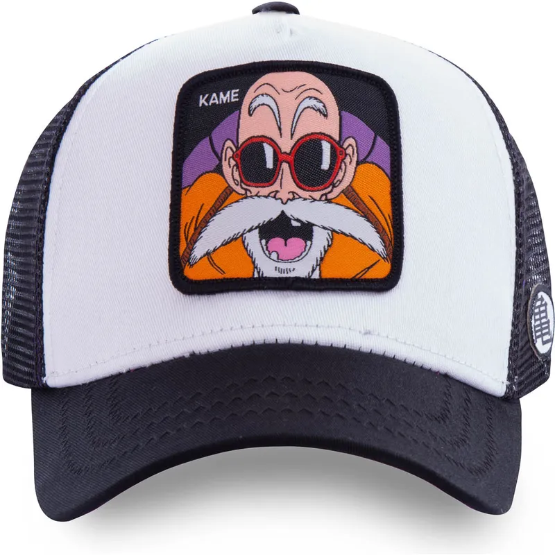 petten-gebogen-wit-snapback-master-roshi-kam4-dragon-ball-muten-roshi-dragon-ball-van-capslab