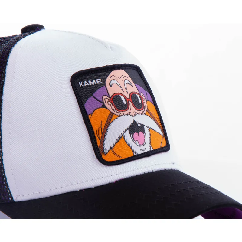 petten-gebogen-wit-snapback-master-roshi-dragon-ball-van-capslab