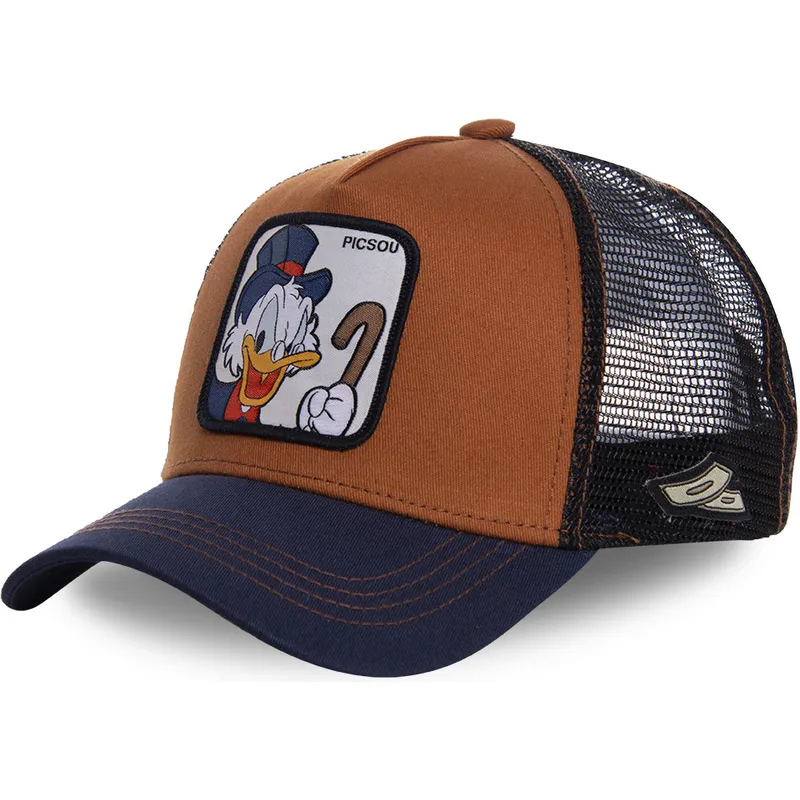 petten-gebogen-bruin-snapback-scr1-dagobert-duck-disney-van-capslab