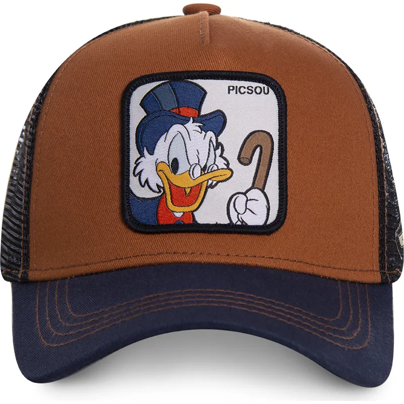 petten-gebogen-bruin-snapback-scr1-dagobert-duck-disney-van-capslab