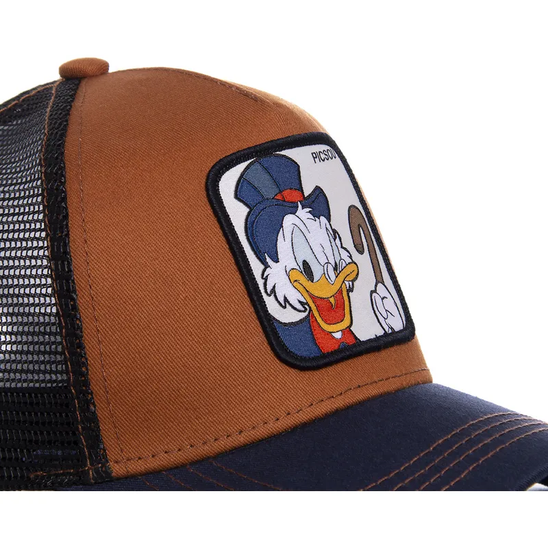 petten-gebogen-bruin-snapback-scr1-dagobert-duck-disney-van-capslab