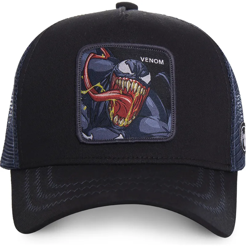 petten-gebogen-zwart-snapback-ven1-venom-marvel-comics-van-capslab petten-gebogen-zwart-snapback-ven1-venom-marvel-comics-van-capslab