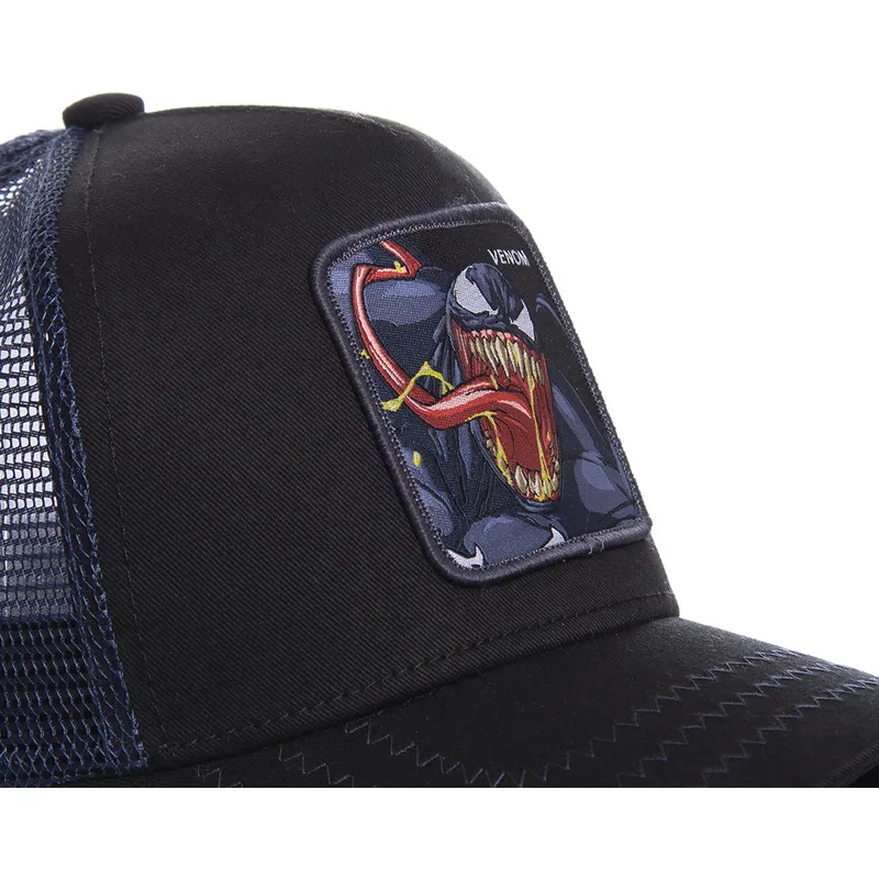 petten-gebogen-zwart-snapback-ven1-venom-marvel-comics-van-capslab petten-gebogen-zwart-snapback-ven1-venom-marvel-comics-van-capslab