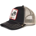 cappellino-trucker-nero-gallo-rooster-di-goorin-bros