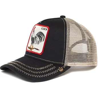 Cappellino trucker nero gallo Rooster di Goorin Bros.