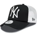 petten-gebogen-zwart-snapback-clean-a-frame-van-new-york-yankees-mlb-van-new-era