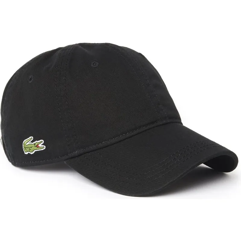 petten-gebogen-zwart-verstelbaar-basic-side-crocodile-van-lacoste