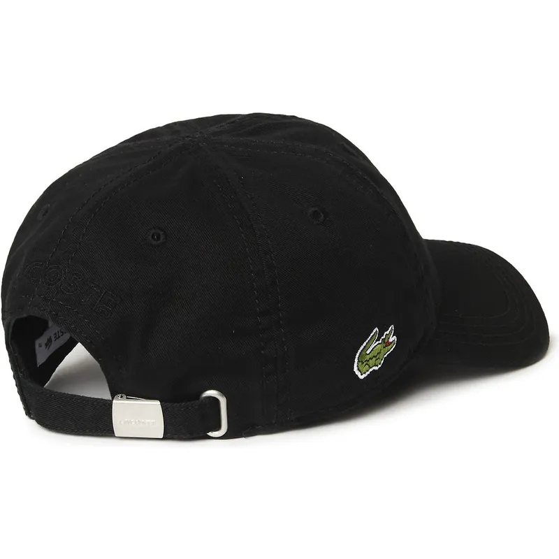 petten-gebogen-zwart-verstelbaar-basic-side-crocodile-van-lacoste