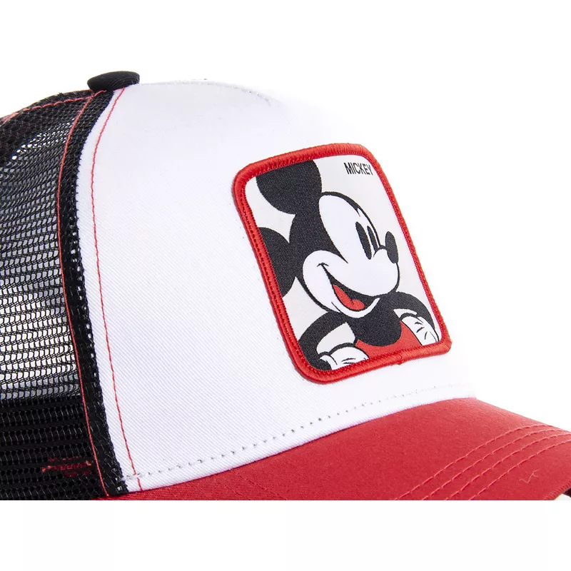 capslab-mickey-mouse-mic4-disney-white-black-and-red-trucker-hat
