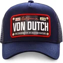 petten-gebogen-marineblauw-verstelbaar-placa-california-cal2-van-von-dutch