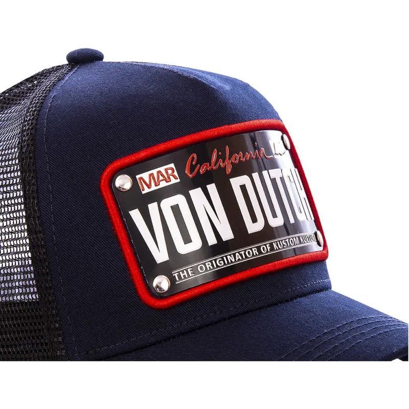 petten-gebogen-marineblauw-verstelbaar-placa-california-cal2-van-von-dutch