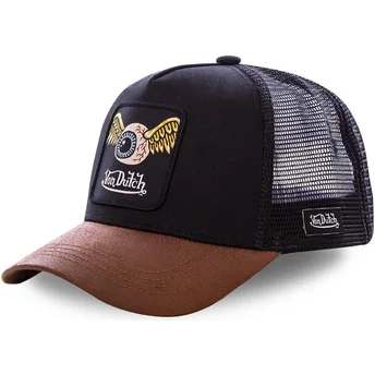 Gorra trucker negra y marrón GRN6 de Von Dutch