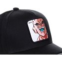 capslab-curved-brim-kid-buu-buub-dragon-ball-black-snapback-cap