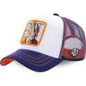 capslab-dragon-ball-son-goku-super-saiyan-3-san2-weisse-blaue-und-orangefarbene-trucker-kappe