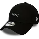 new-era-curved-brim-9forty-seasonal-nyc-black-adjustable-cap