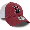 new-era-9forty-summer-league-boston-red-sox-mlb-red-and-white-trucker-hat