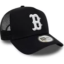 new-era-league-essential-a-frame-boston-red-sox-mlb-navy-blue-trucker-hat