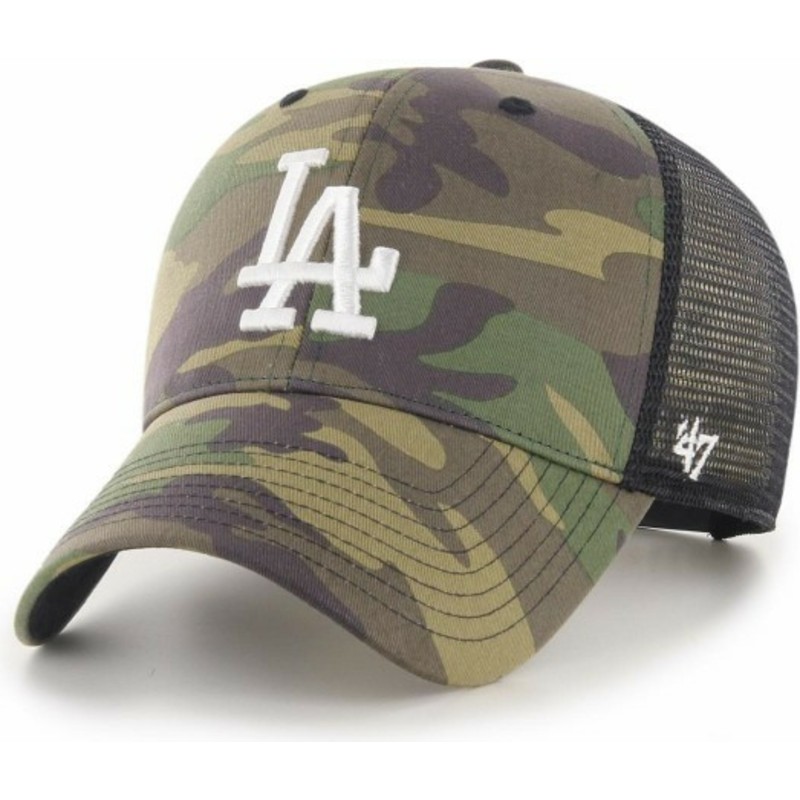 47-brand-white-logo-mvp-branson-2-los-angeles-dodgers-mlb-camouflage-trucker-hat
