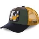 casquette-trucker-camouflage-jaune-et-noire-daffy-duck-daf4-looney-tunes-capslab