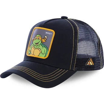 petten-gebogen-zwart-snapback-mik-michelangelo-ninja-turtles-van-capslab