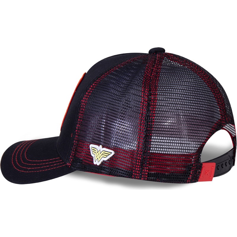 Capslab Wonder Woman WON2 DC Comics Black Trucker Hat
