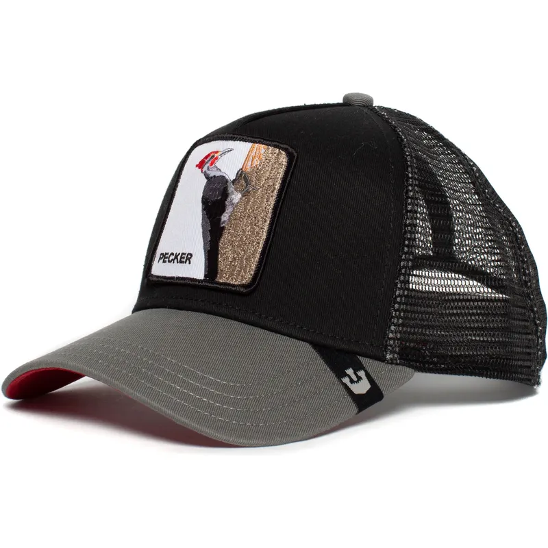 petten-gebogen-zwart-snapback-woody-wood-the-farm-van-goorin-bros