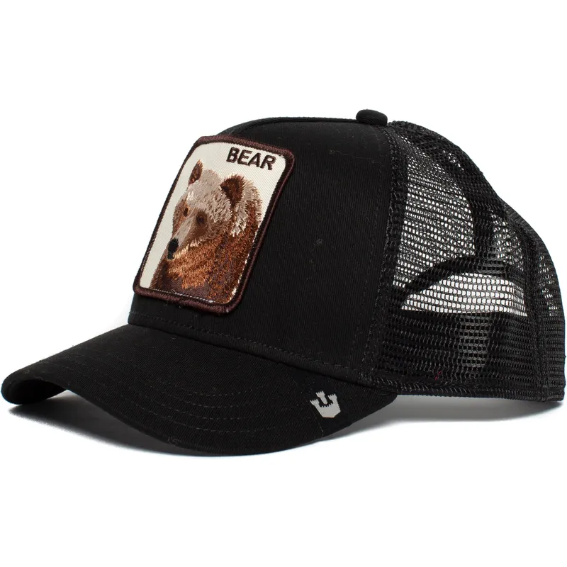 petten-gebogen-zwart-snapback-big-bear-the-farm-van-goorin-bros