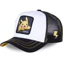 cappellino-trucker-bianco-e-nero-pikachu-pik5-pokemon-di-capslab