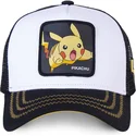 cappellino-trucker-bianco-e-nero-pikachu-pik5-pokemon-di-capslab