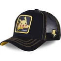 petten-gebogen-zwart-snapback-pikachu-pokemon-van-capslab