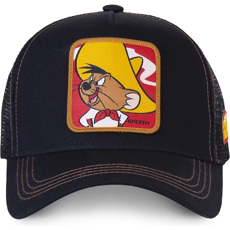 petten-gebogen-zwart-snapback-speedy-gonzales-looney-tunes-van-capslab petten-gebogen-zwart-snapback-speedy-gonzales-looney-tunes-van-capslab