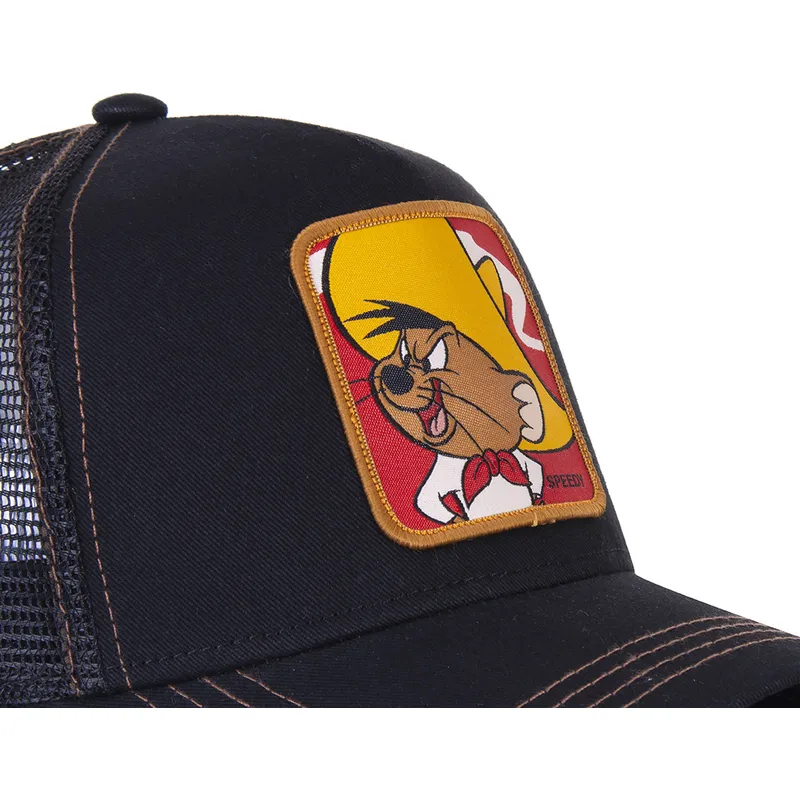 petten-gebogen-zwart-snapback-speedy-gonzales-looney-tunes-van-capslab petten-gebogen-zwart-snapback-speedy-gonzales-looney-tunes-van-capslab